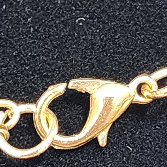 Crystal Embellished Elephant Gold Tone Double Chain 15" Drop Pendant Necklace - Picture 16 of 16